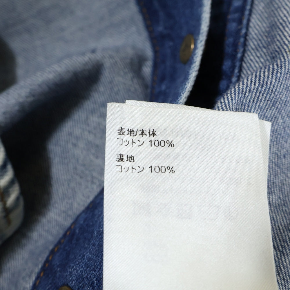LOUIS VUITTON(ルイヴィトン) 22AW Oversized Denim Shirt オーバーデニムシャツ インディゴ ブルー RM222Q NT0 HNS46W