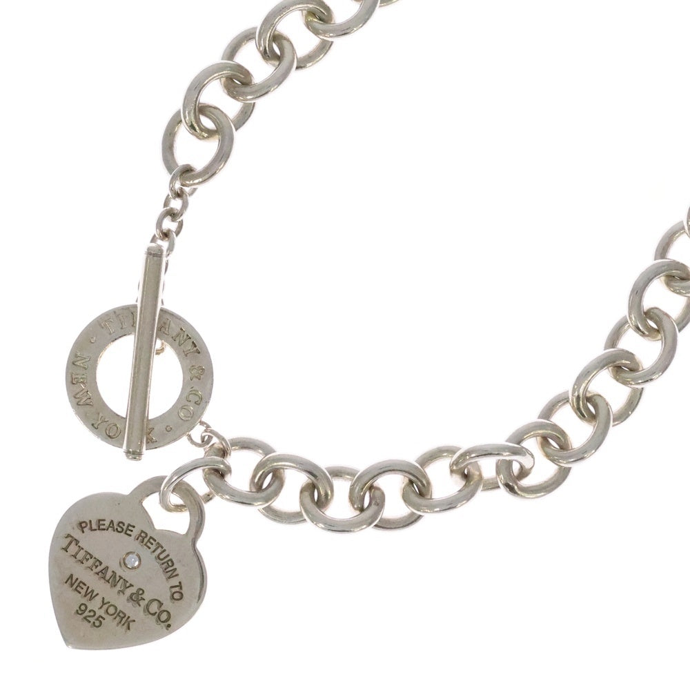 TIFFANY&Co(ティファニー) リターントゥティファニー ハートタグ ラップ チェーンネックレス チョーカー シルバー レディース