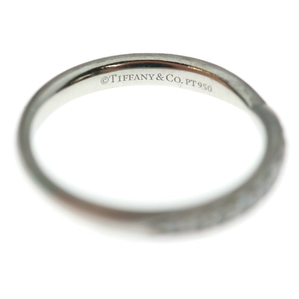 TIFFANY&Co(ティファニー) ハーモニー ハーフエタニティ バンド ダイヤ付リング 指輪 Pt950 プラチナ