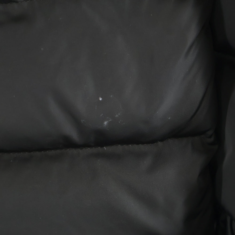 MONCLER(モンクレール) 15AW SERRE セール ワッペンロゴ ギャザーデザイン フーデッド ジップアップ ダウンジャケット ブラウン レディース A20934630705 54155