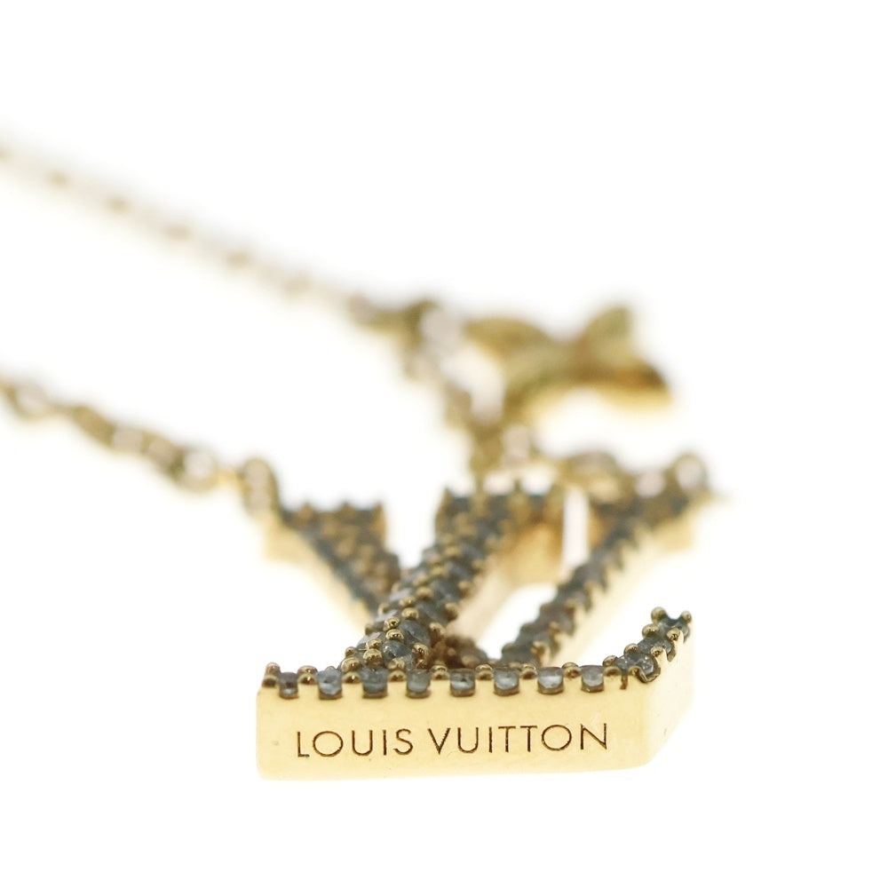 LOUIS VUITTONゴールド チャーム付きネックレス Aのロゴ mrg-japan_vuitton-m00596