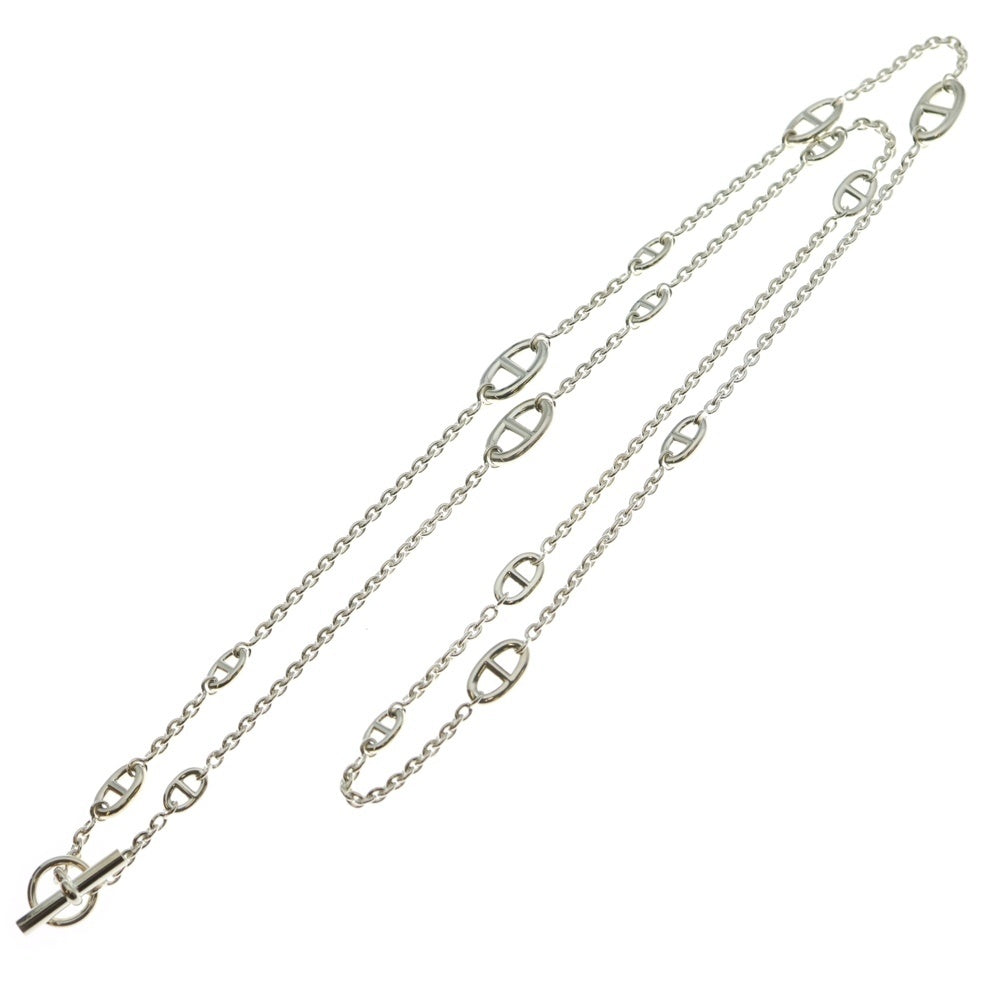 HERMES(エルメス) Chaine Dancre Farandole long necklace 120 シェーヌダンクル ファランドール ロング ネックレス シルバー
