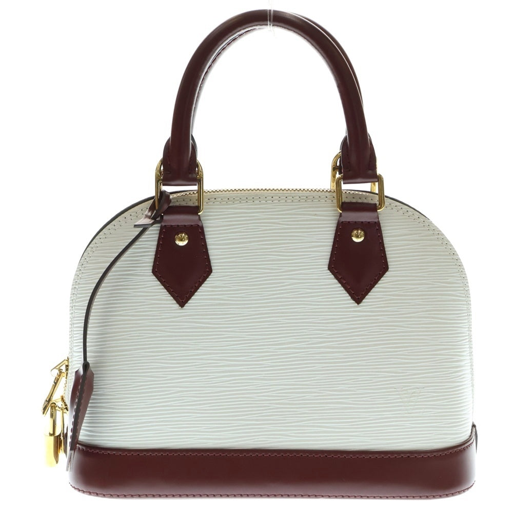 LOUIS VUITTON(ルイヴィトン) エピ アルマBB 2WAYバッグ ハンドバッグ ショルダーバッグ ホワイト×レッド レザー ゴールド金具 M53589