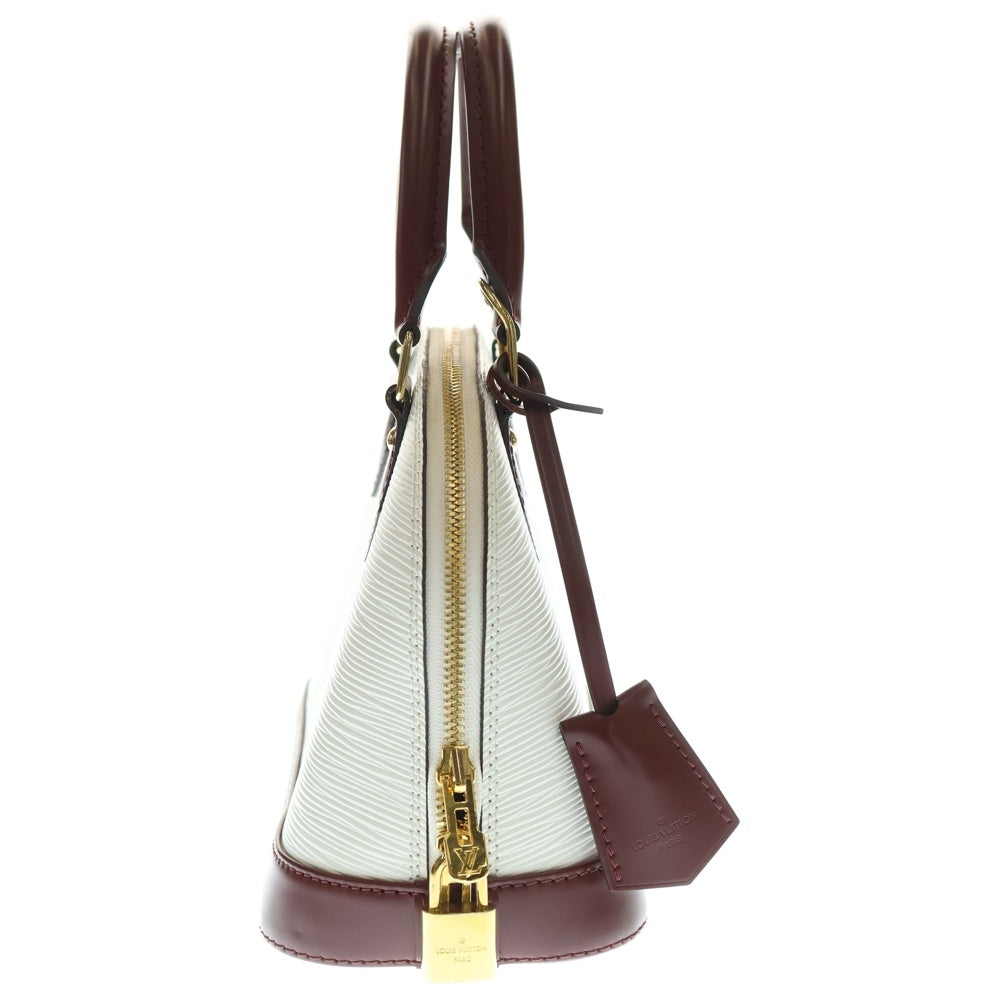 LOUIS VUITTON(ルイヴィトン) エピ アルマBB 2WAYバッグ ハンドバッグ ショルダーバッグ ホワイト×レッド レザー ゴールド金具 M53589