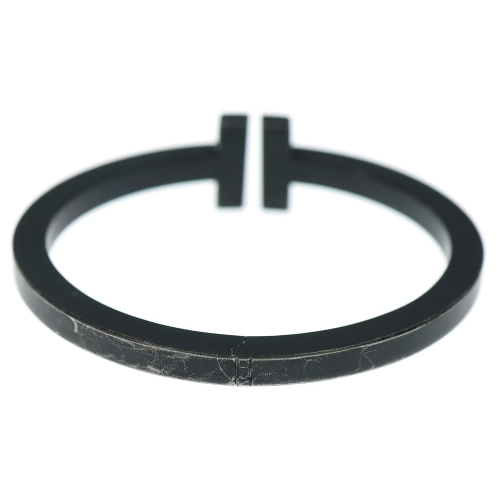 TIFFANY & Co.(ティファニー) Tスクエア ブレスレット バングル ブラックコーティング