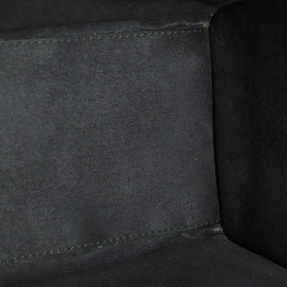 CELINE(セリーヌ) ラゲージ マイクロショッパー ハンドバッグ トートバッグ レザー ライトグリーン シルバー金具