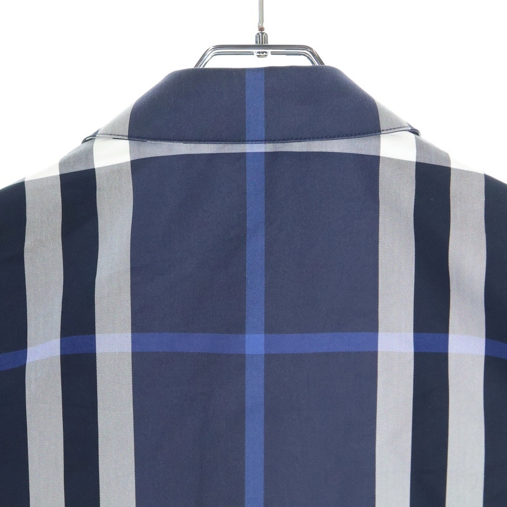 BURBERRY(バーバリー) ノバチェック総柄 レギュラーカラー 半袖シャツ
