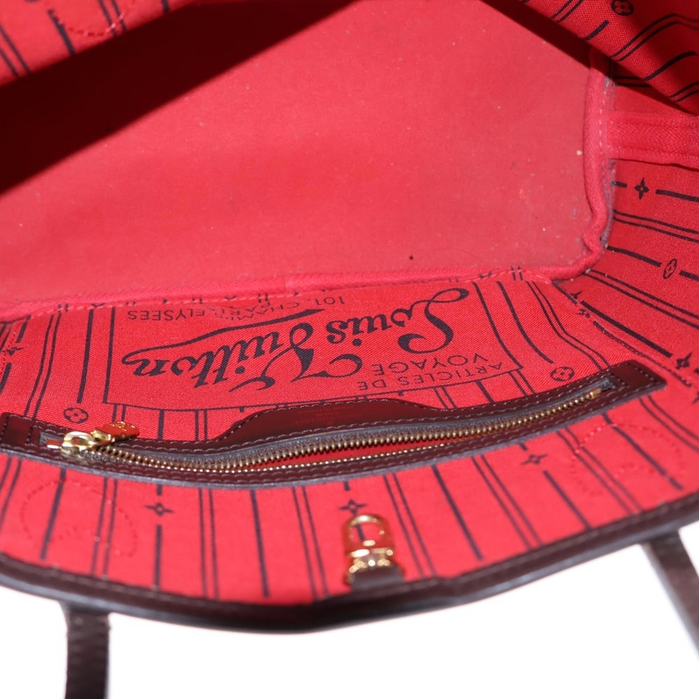 LOUIS VUITTON(ルイヴィトン) ネヴァーフルPM ダミエ PVC レザー ハンド トートバッグ ゴールド金具 ブラウン N51109