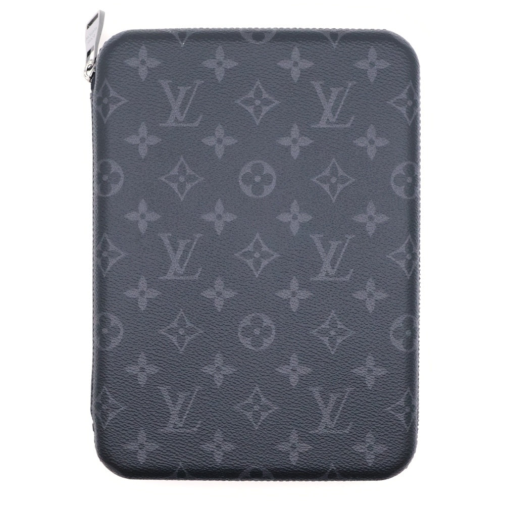 LOUIS VUITTON(ルイヴィトン) モノグラム エクリプス IPADカバー ボックス セカンドバッグ カードケース ブラック PVC M61870