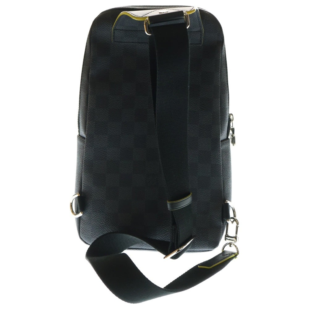 LOUIS VUITTON(ルイヴィトン) ダミエグラフィット アヴェニュースリングバッグ レザーショルダーバッグ ブラック/マルチカラー N40273