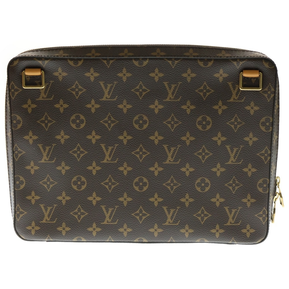 LOUIS VUITTON(ルイヴィトン) モノグラムシャドウ フラット メッセンジャーバッグ レザーチェーンショルダーバッグ ブラック M44635