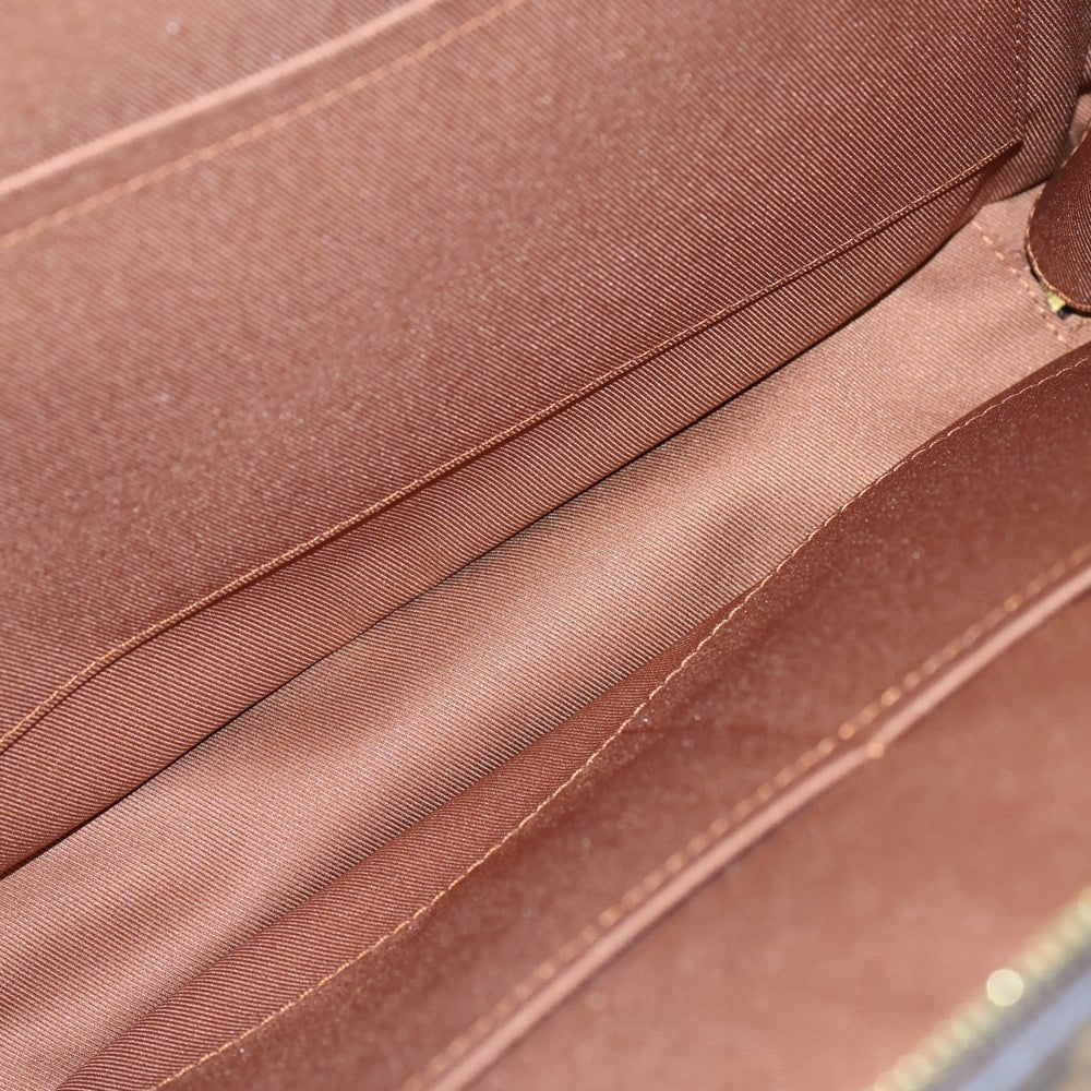 LOUIS VUITTON(ルイヴィトン) モノグラムシャドウ フラット メッセンジャーバッグ レザーチェーンショルダーバッグ ブラック M44635