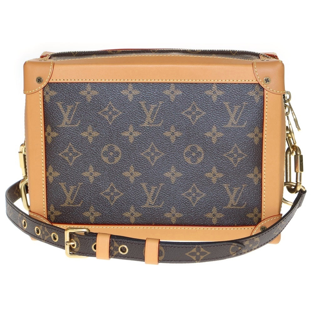 LOUIS VUITTON(ルイヴィトン) モノグラム ソフトトランク レザーチェーンショルダーバッグ ブラウン M44660