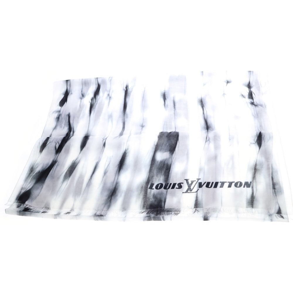 LOUIS VUITTON(ルイヴィトン) エトール タイダイ スカーフ マフラー ホワイト×ブラック MP2325