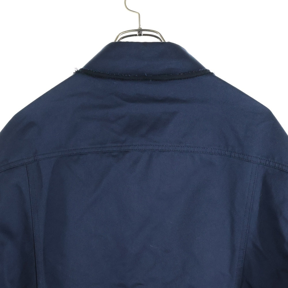 miumiu(ミュウミュウ) ロゴ刺繍 金ボタン ジャケット ML1063 ネイビー