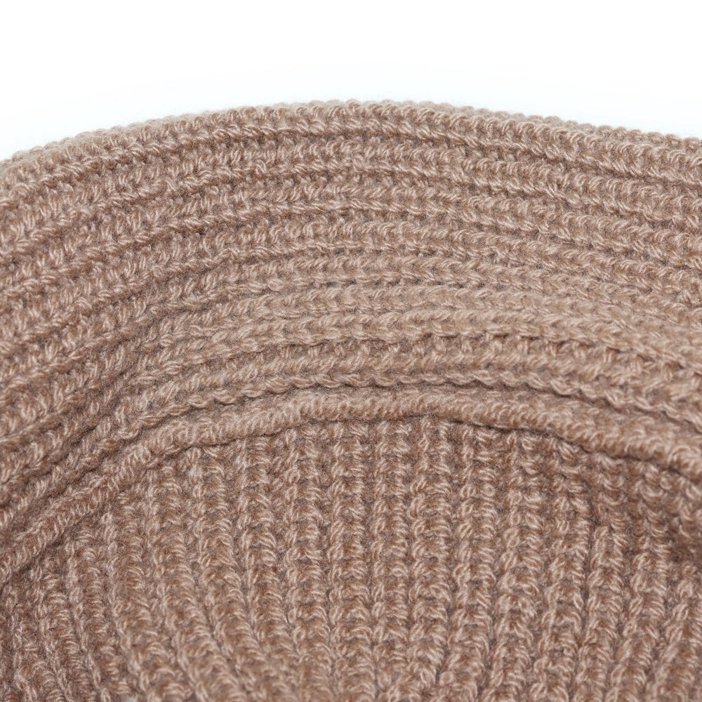 CELINE(セリーヌ) トリオンフ クロシェ ワッペンロゴ カシミヤニット バケットハット ベージュ 2A80T384D