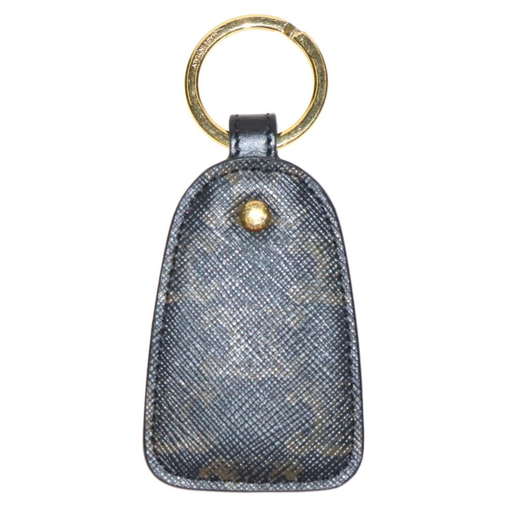 CELINE(セリーヌ) トリオンフ キーホルダー バッグチャーム キーリング ブラウン PVC ゴールド金具