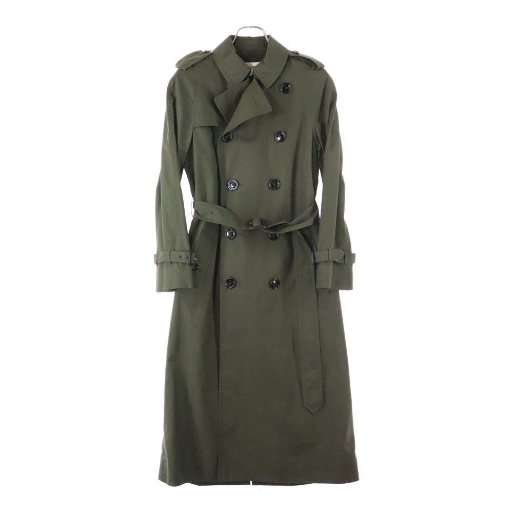 CELINE(セリーヌ) 20SS 裏地トリオンフ総柄 コットン トレンチ ロング コート カーキ 2M015085I