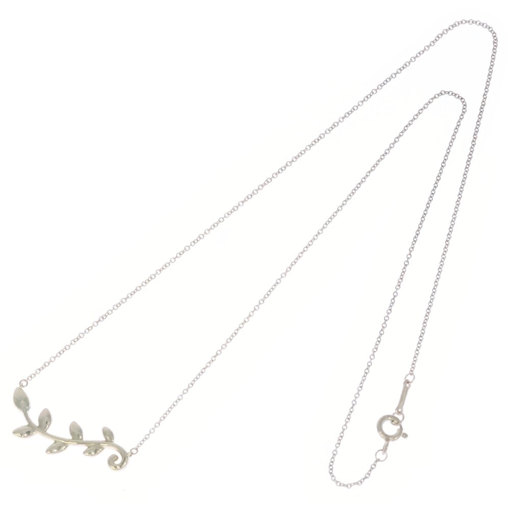 TIFFANY & Co.(ティファニー) オリーブリーフ ヴァイン パロマ ピカソ ペンダント チェーン ネックレス シルバー