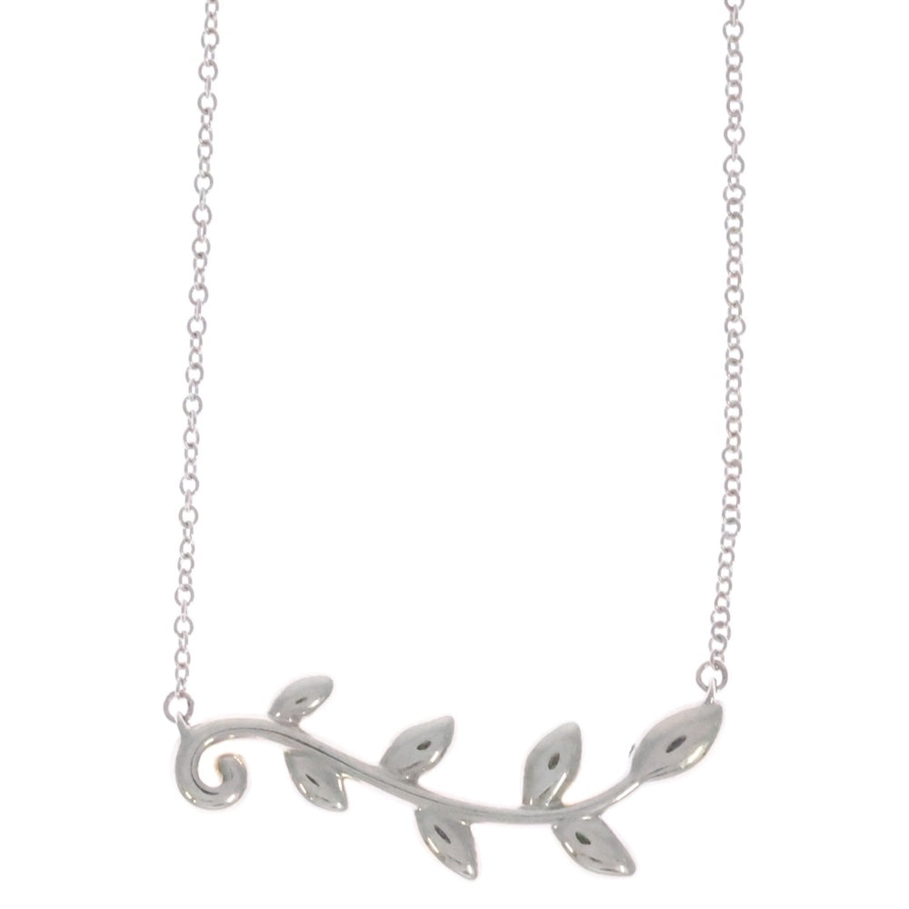 TIFFANY & Co.(ティファニー) オリーブリーフ ヴァイン パロマ ピカソ ペンダント チェーン ネックレス シルバー