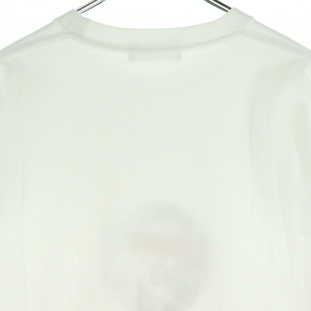 GOD SELECTION XXX(ゴッドセレクショントリプルエックス) GAGA ガガ フォト ロゴプリント クルーネック 半袖 Tシャツ カットソー ホワイト GX-S21-JBST-01