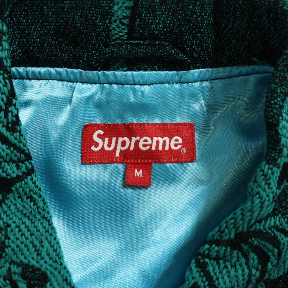 SUPREME(シュプリーム) 17SS Truth Tour Jacket トゥルース ツアー ジャガード総柄 刺繍 ジップアップ ジャケット グリーン