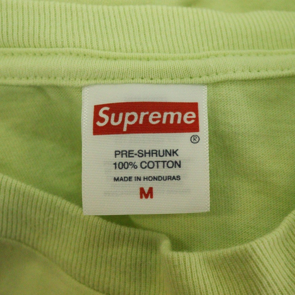 SUPREME(シュプリーム) 24AW Drugs Tee ドラッグ プリント クルーネック 半袖Tシャツ カットソー ライトグリーン