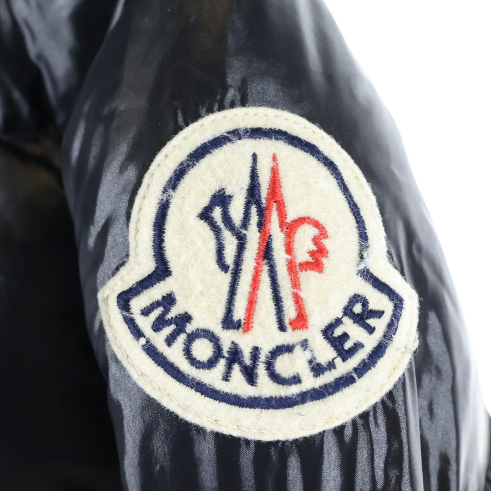 MONCLER(モンクレール) EVEREST エベレスト ワッペンロゴ ジップアップ ダウンジャケット ブラック 41310/60/68950