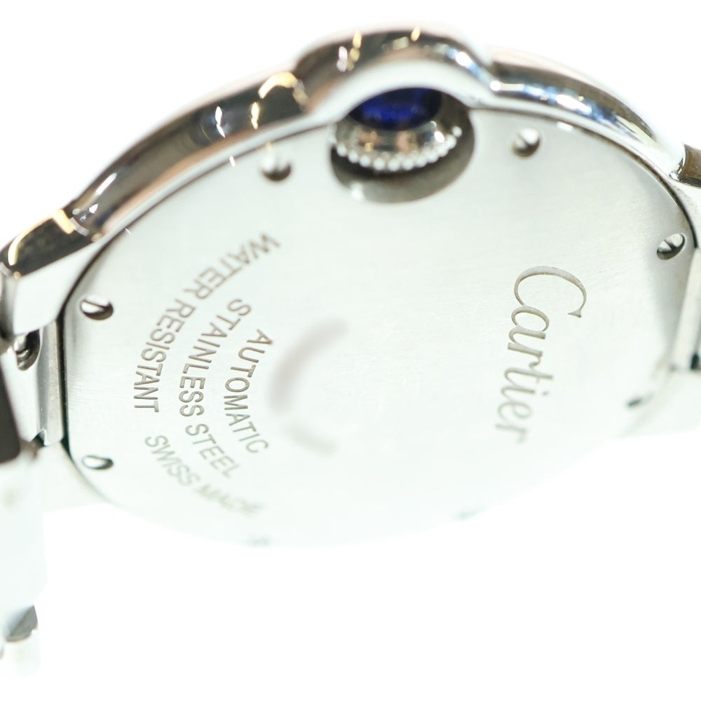 Cartier(カルティエ) バロンブルードゥカルティエ シルバー文字盤 ステンレス 自動巻き SS×AT W6920071 腕時計