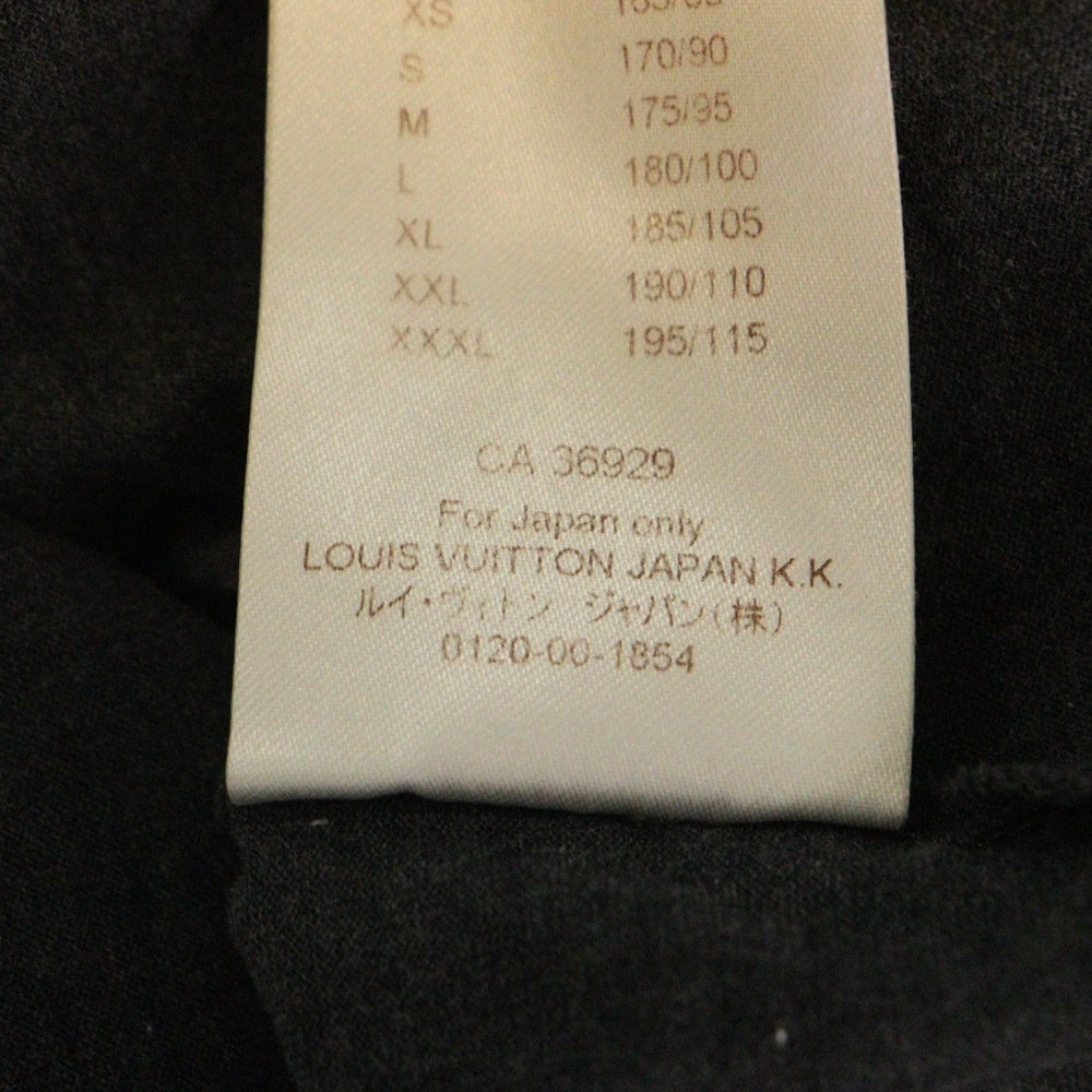 LOUIS VUITTON(ルイヴィトン) 17SS ワンポイントロゴ刺繍 クルーネック 半袖Tシャツ カットソー グレー RM171Q JC8 HAY50W