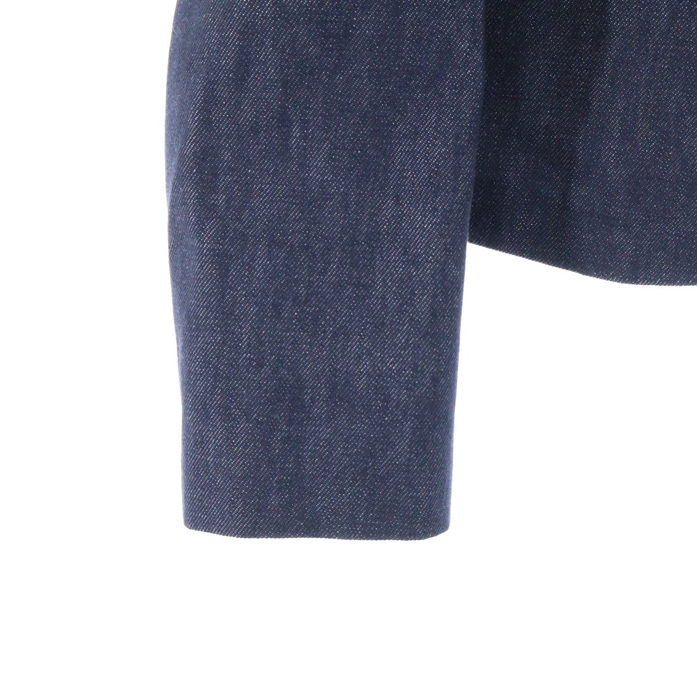 FENDI(フェンディ) アームロゴ刺繍 デニム 3B テーラードジャケット インディゴ レディース FLF765 AQ90