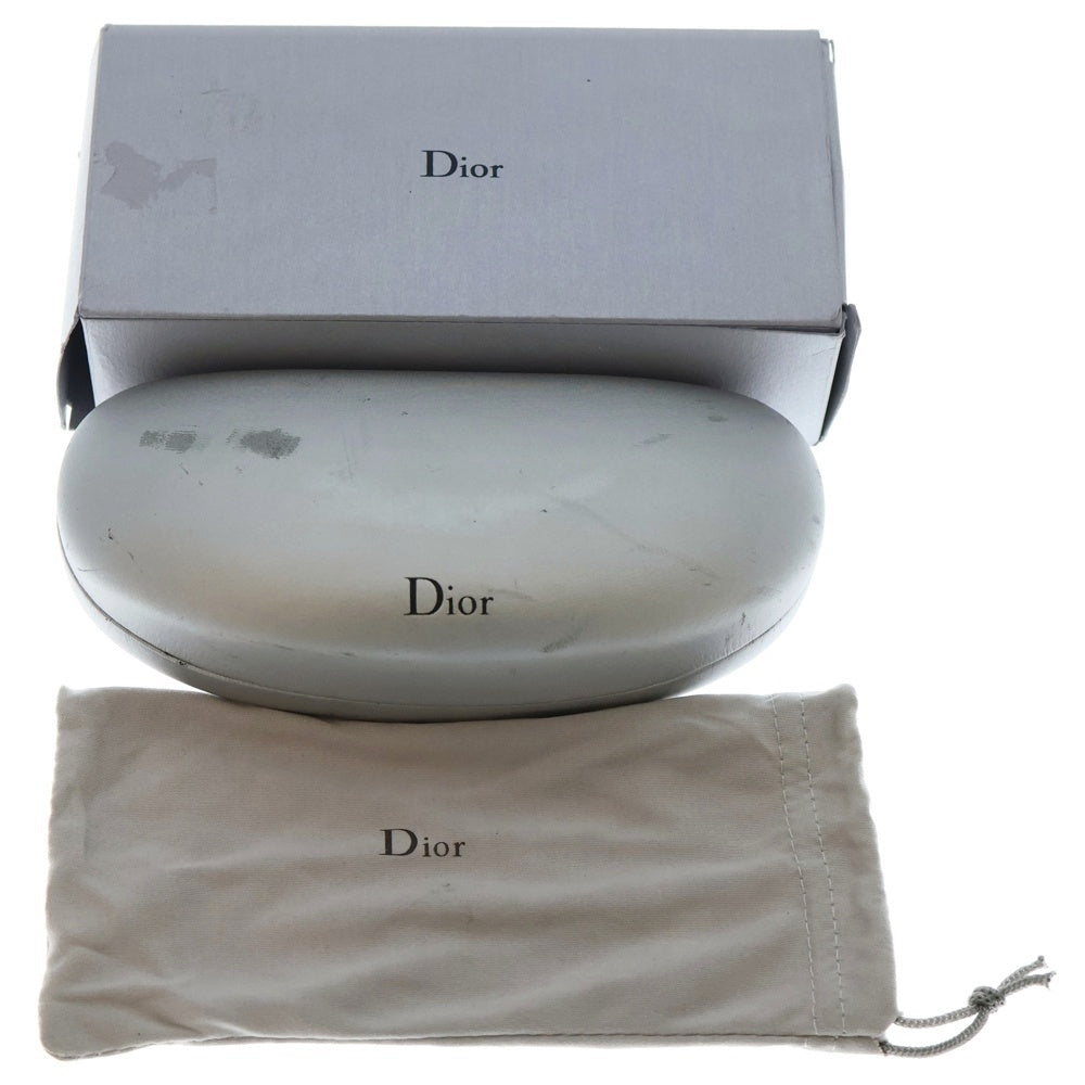 Christian Dior(クリスチャンディオール) リムレス メガネ アイウェア シルバーフレーム グラデーションレンズ