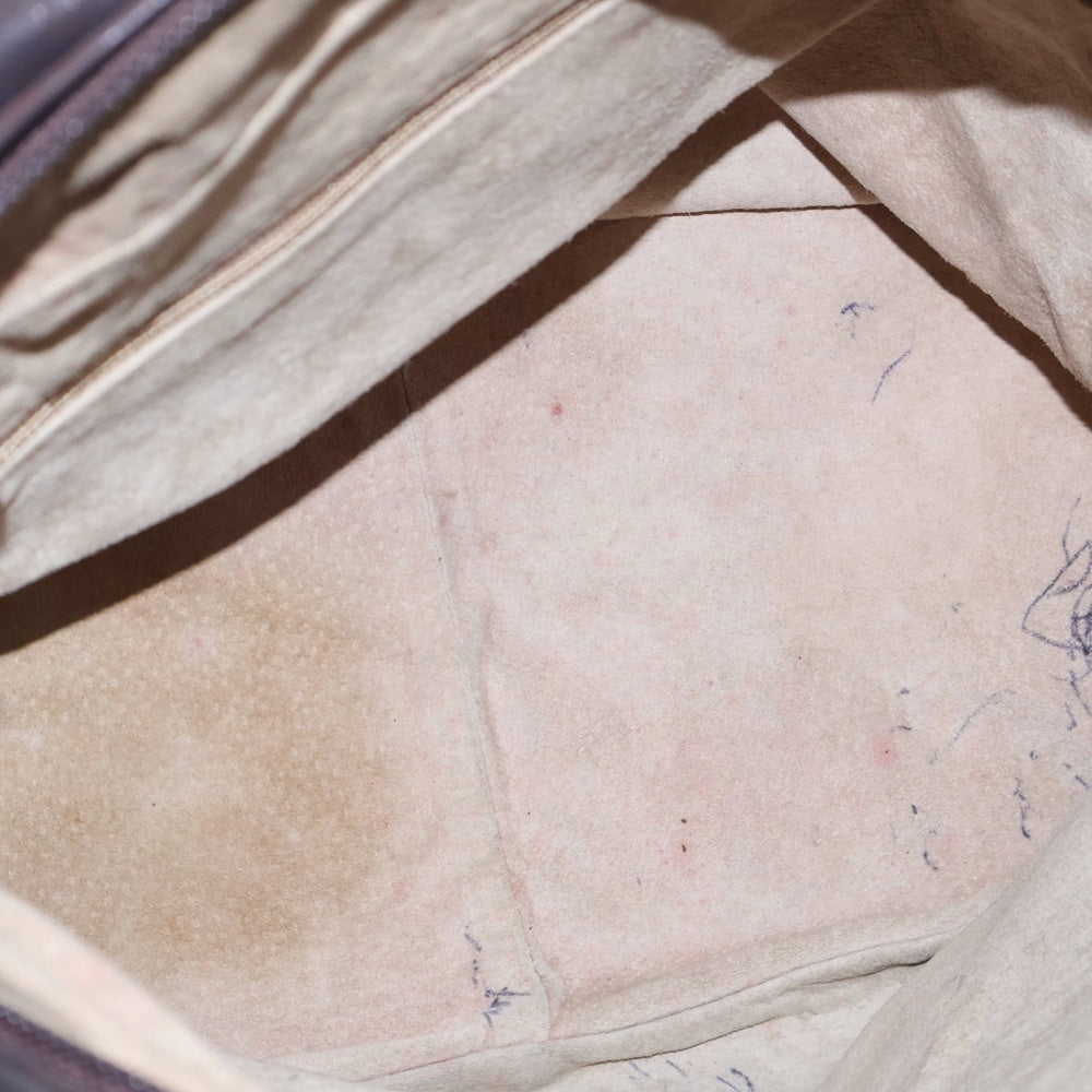 BOTTEGA VENETA(ボッテガヴェネタ) イントレチャート ハンドバッグ ミニバッグ ブラウン レザー ブラウン金具