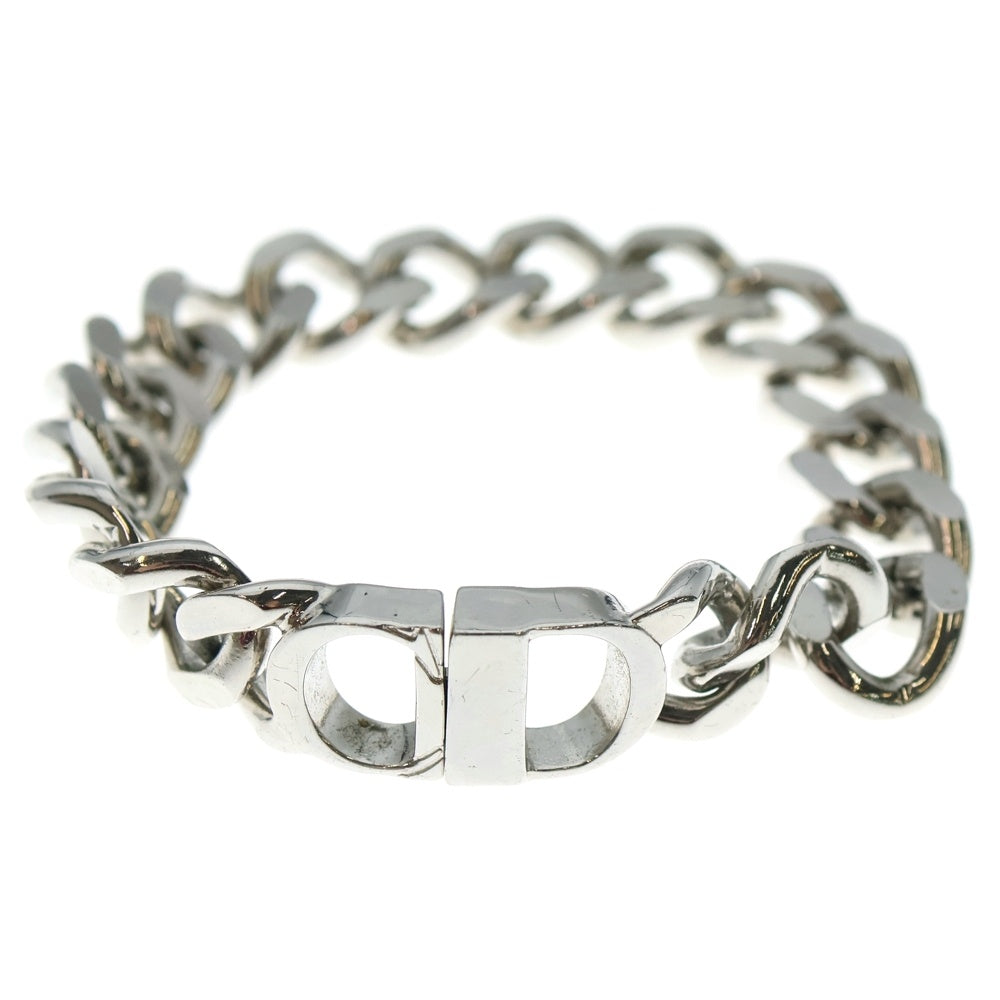 Christian Dior(クリスチャンディオール) CDアイコン ブレスレット チェーン シルバー