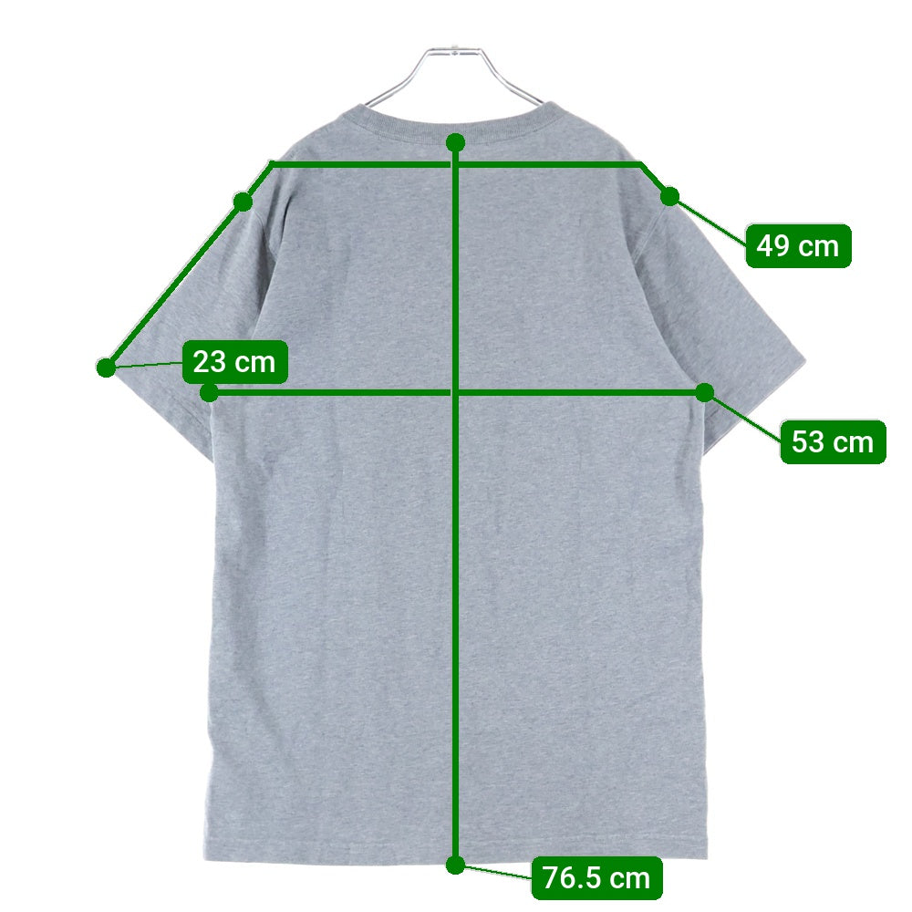 Christian Dior(クリスチャンディオール) 22AW ロゴエンブロイダリー クルーネック半袖Tシャツ カットソー グレー 243J685B0554