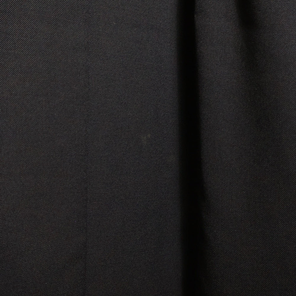 COMME DES GARCONS GIRL(コムデギャルソンガール) ベロア切替ダブルカラーウールコート 長袖ワンピース ブラック NP-C001