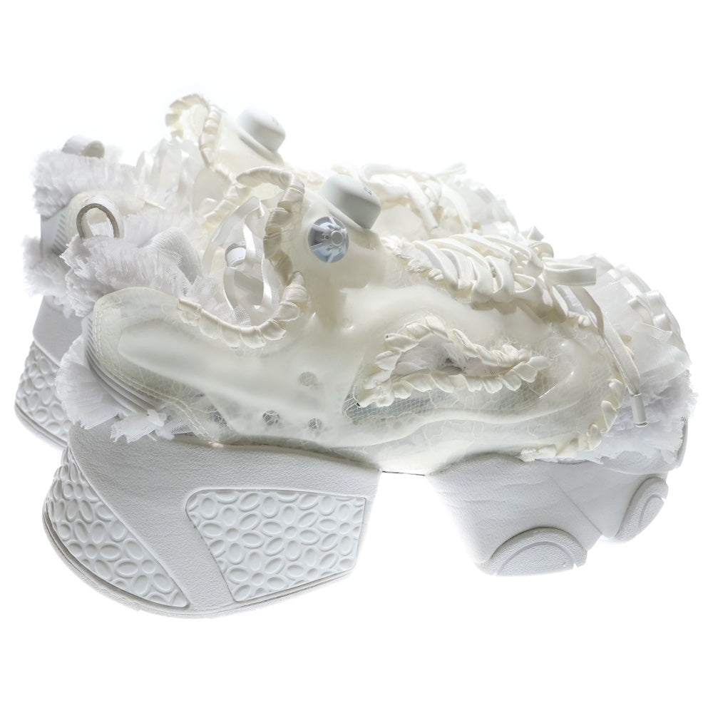 NOIR KEI NINOMIYA(ノワール ケイニノミヤ) 24AW ×Reebok FULLY FULLY リーボック ポンプフューリー ビーズ刺繍 厚底 ローカットスニーカー レディース RMIA06YC99MAT0010100