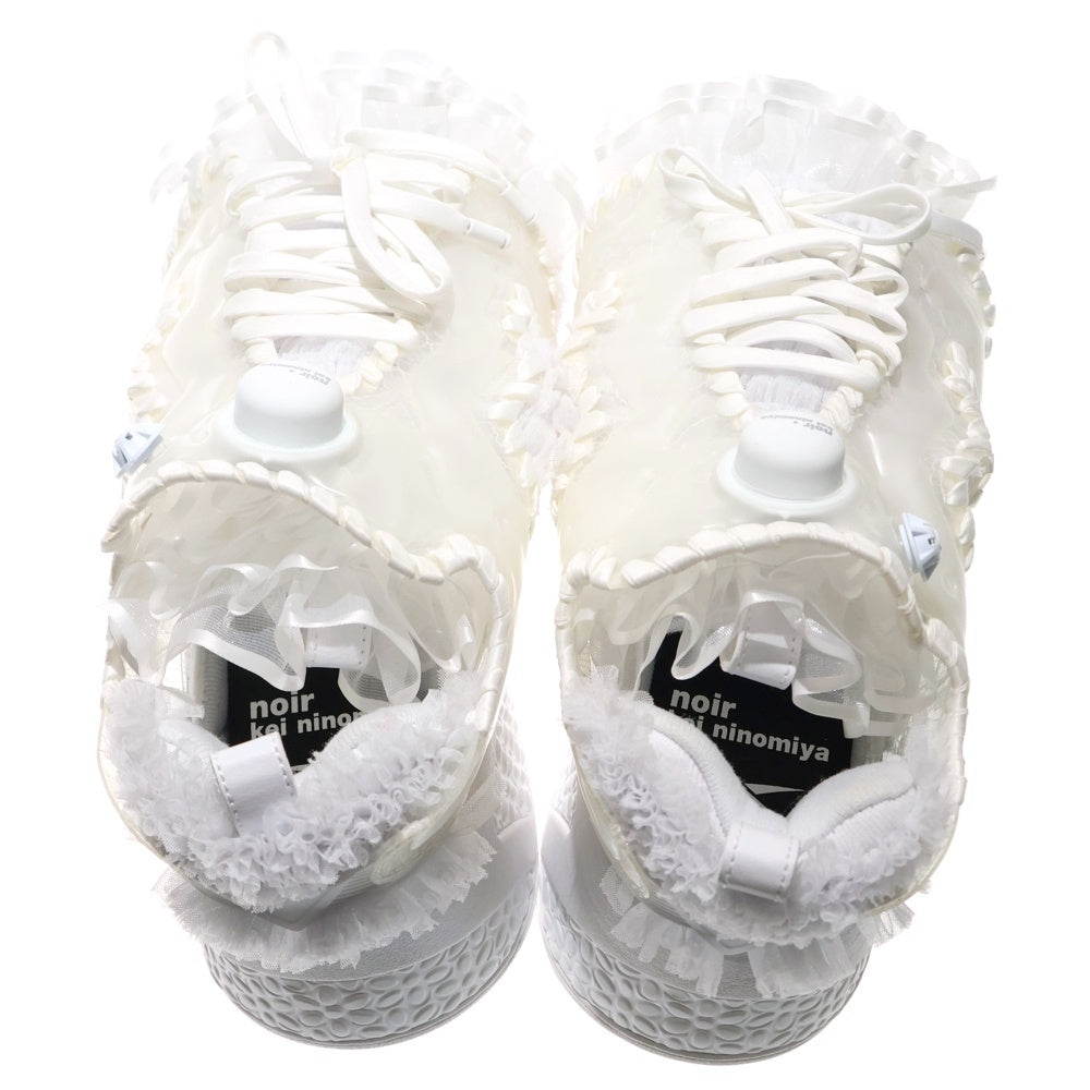 NOIR KEI NINOMIYA(ノワール ケイニノミヤ) 24AW ×Reebok FULLY FULLY リーボック ポンプフューリー ビーズ刺繍 厚底 ローカットスニーカー レディース RMIA06YC99MAT0010100