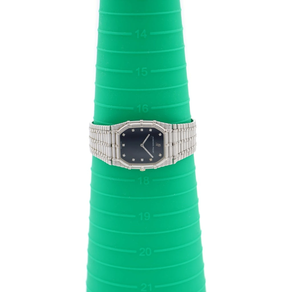 AUDEMARS PIGUET(オーデマ ピゲ) バンブー 11PD ネイビー文字盤 手巻き 腕時計 K18WG ホワイトゴールド