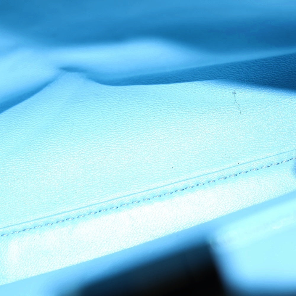 FENDI(フェンディ) ピーカブーミニ 2WAY フラワー刺繍 スタッズレザーハンドバッグ ショルダーバッグ ブラック/ベージュ/ライトブルー SV金具 8BN244