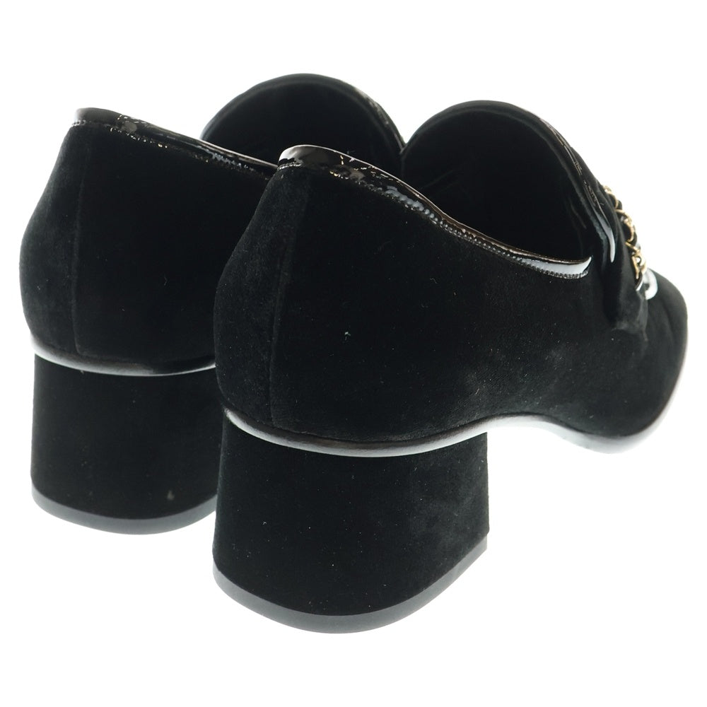 CHANEL(シャネル) ココマーク ロゴプレート ベロア ベルベット