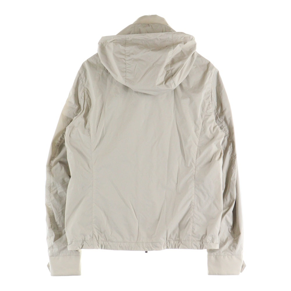 MOORER(ムーレー) DUCCIO-SKT ドゥッチョ フーデッド ジップアップ ナイロンジャケット ベージュ