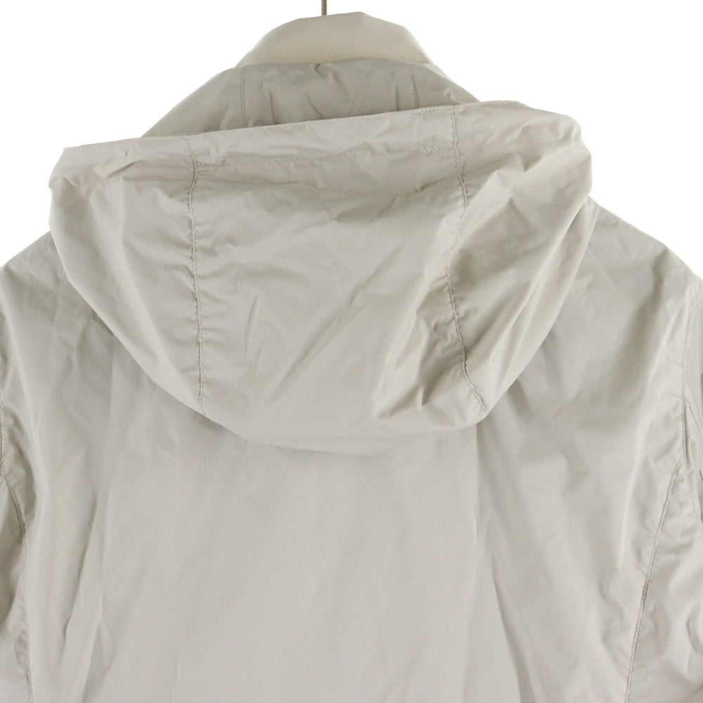 MOORER(ムーレー) DUCCIO-SKT ドゥッチョ フーデッド ジップアップ ナイロンジャケット ベージュ