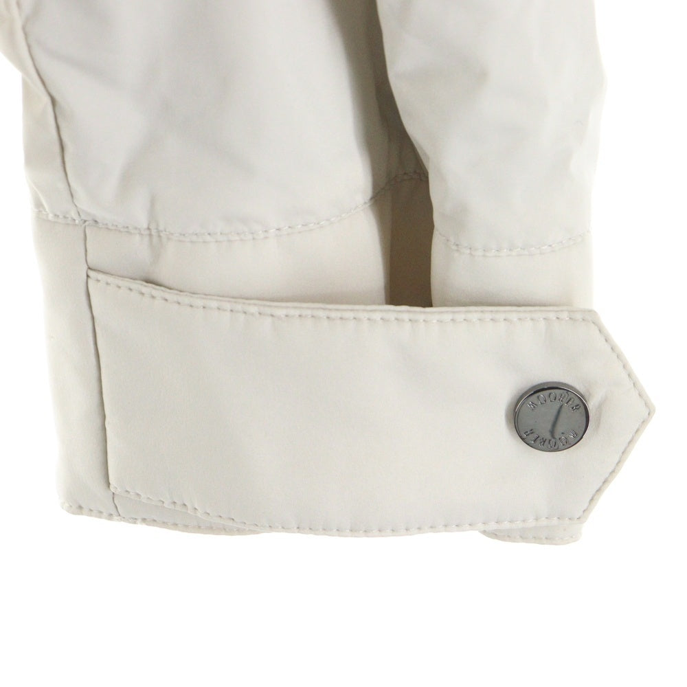 MOORER(ムーレー) DUCCIO-SKT ドゥッチョ フーデッド ジップアップ ナイロンジャケット ベージュ