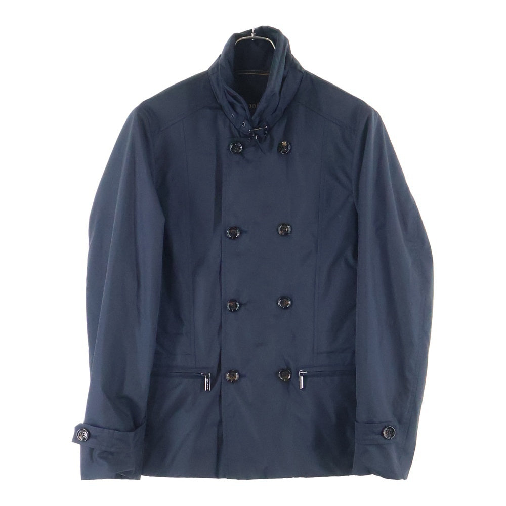 MOORER(ムーレー) NABUCCO-KM ナブッコ スタンドカラー ジップアップ ナイロンジャケット ブラック