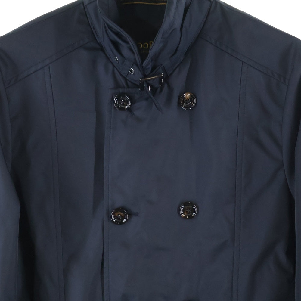 MOORER(ムーレー) NABUCCO-KM ナブッコ スタンドカラー ジップアップ ナイロンジャケット ブラック