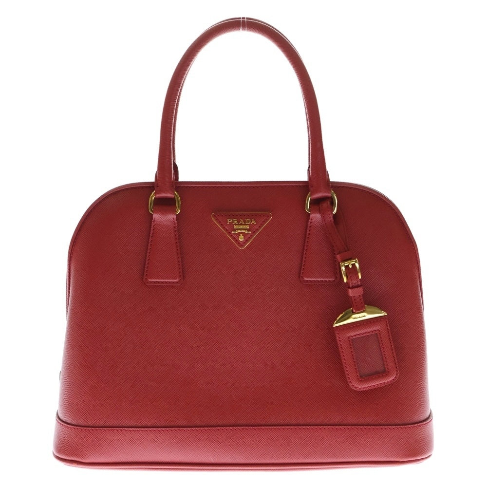PRADA(プラダ) サフィアーノ 2WAYハンドバッグ ショルダーバッグ レッド レザー BN2567 ゴールド金具