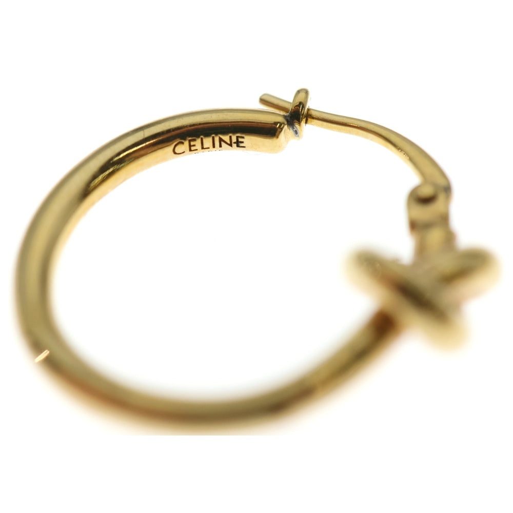 CELINE(セリーヌ) ノット フープピアス ゴールド GP