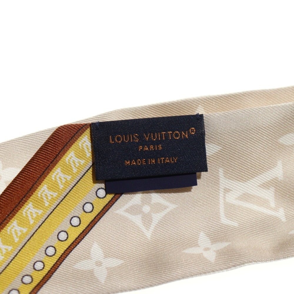 LOUIS VUITTON(ルイヴィトン) ルイヴィトン バンドーBB アルティメット スカーフ ブラウン×ホワイト M77777 レディース