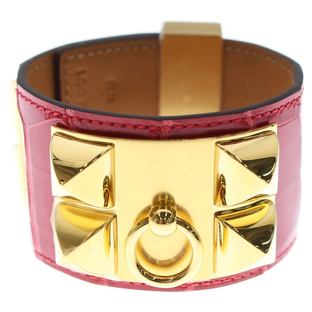 HERMES(エルメス) コリエドシアン アリゲーター バングル ブレスレット
